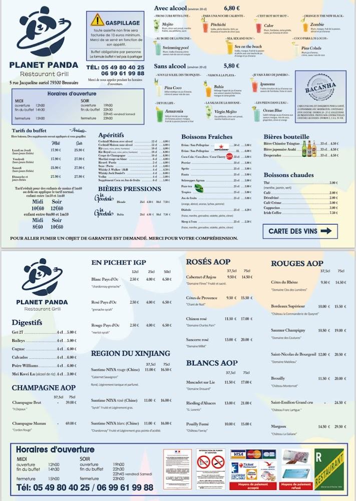 Planet Panda - Menu Image 4